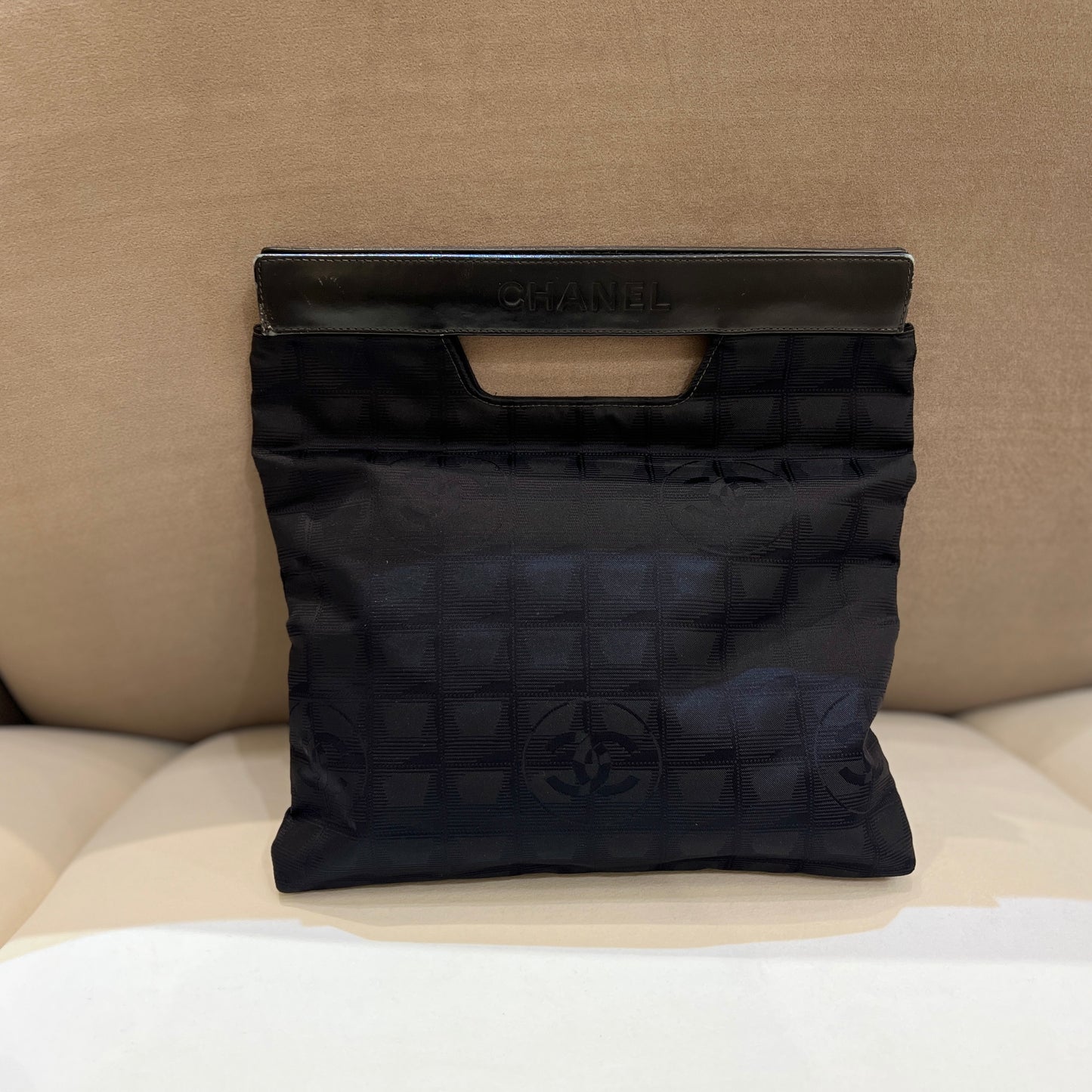 Chanel Vintage New Travel Line Hand Hold Tote Bag