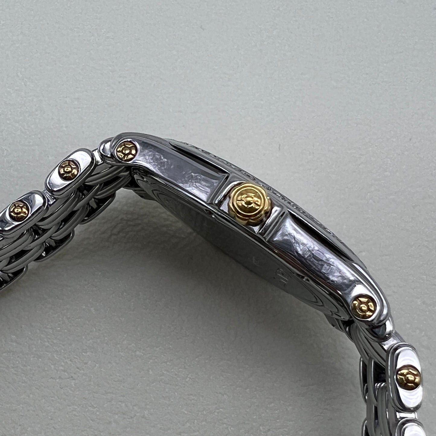 Chaumet Vintage Diamond Oval Face Stainless Steel Ladies Watch