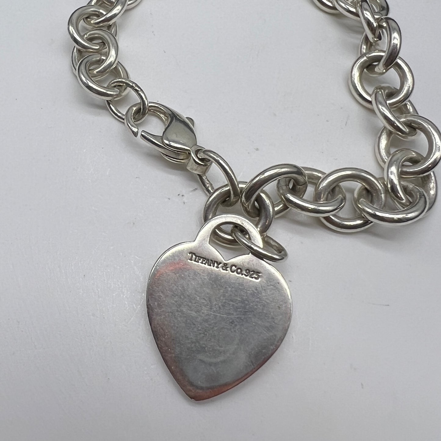 Tiffany Vintage Return To Heart Tag 925 Silver Bracelet