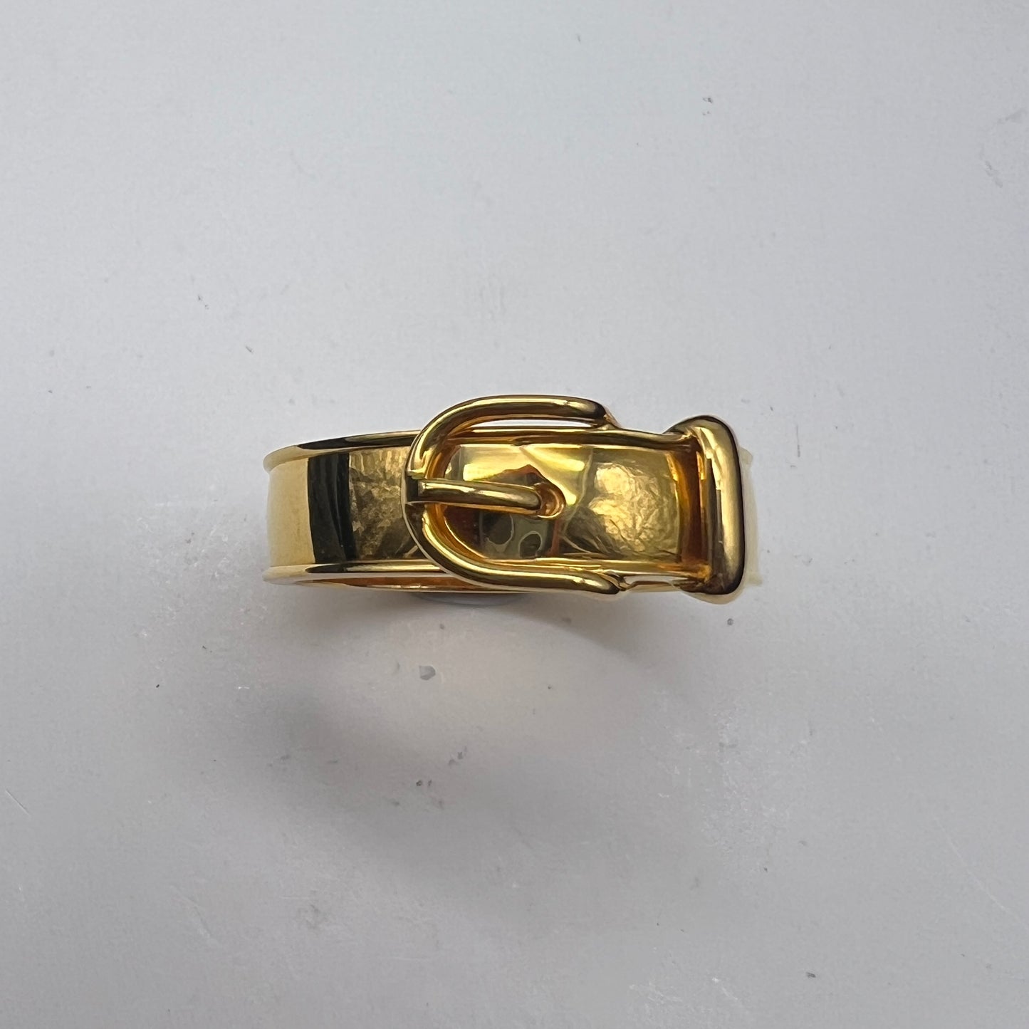 Hermes Vintage Golden Scarf Ring