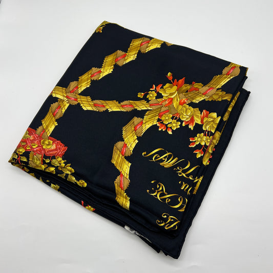 Hermes Vintage Le Sacre Du Printemps (The Festival of Spring) Silk Scarf