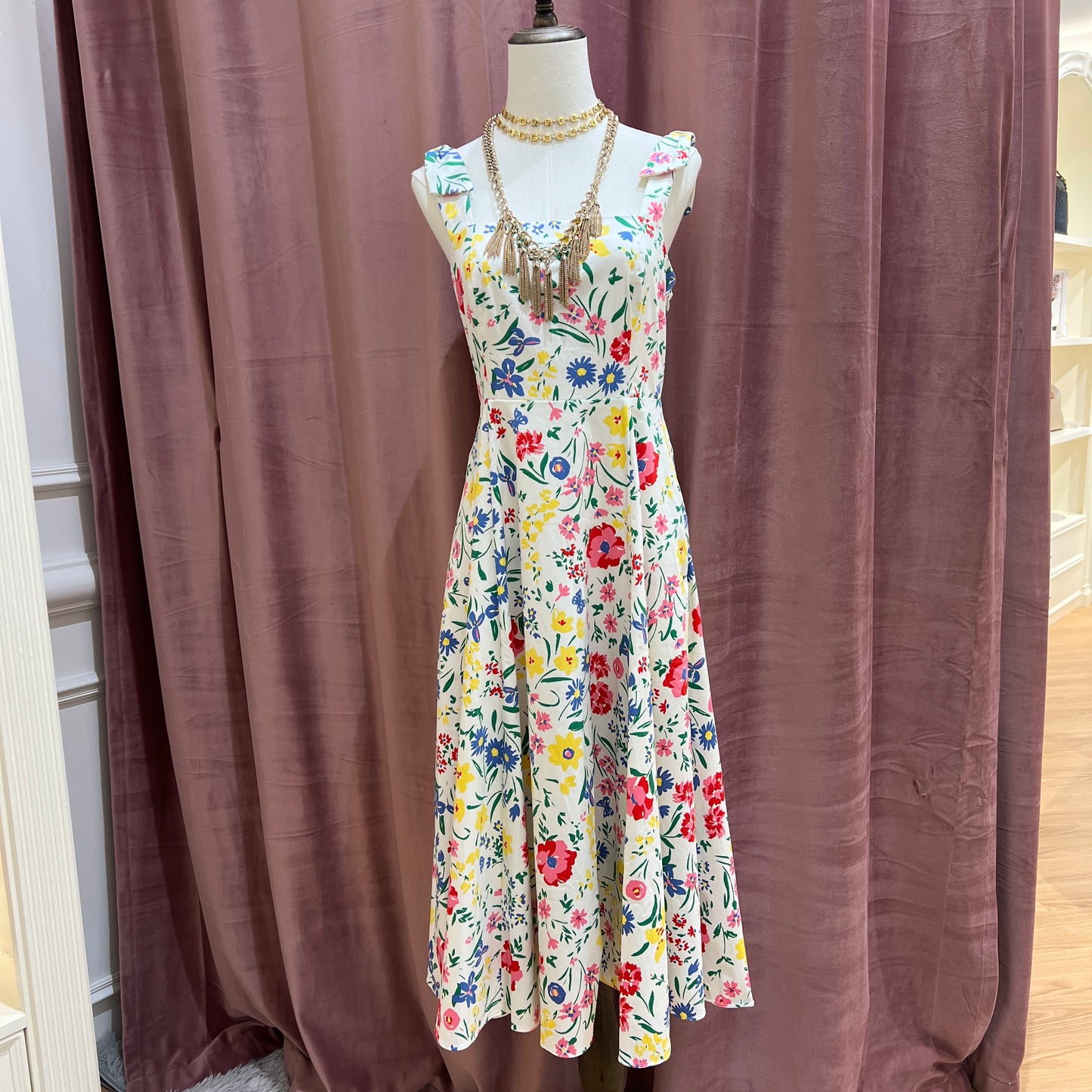 Kate Spade Vintage Garden Bouquet Long Dress