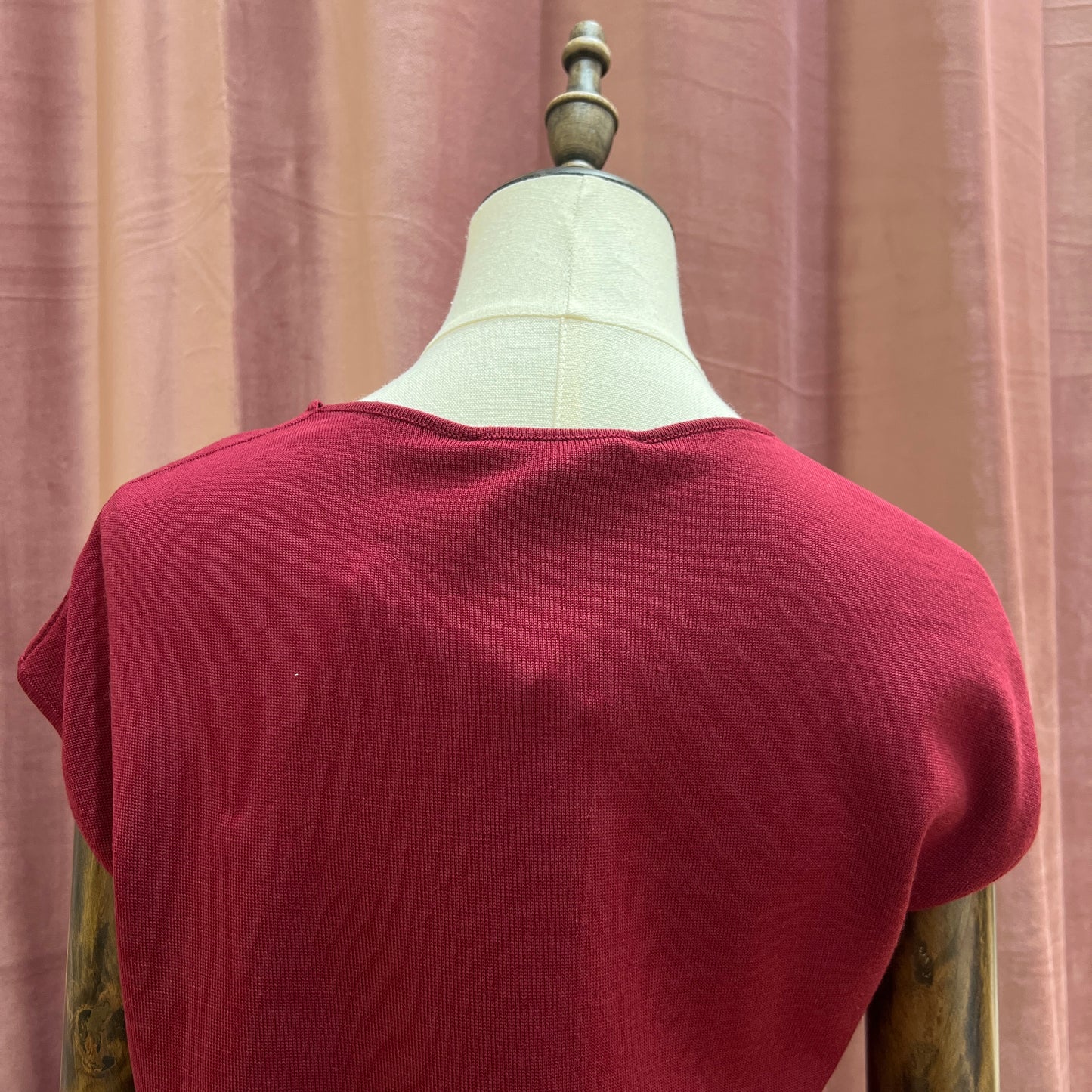 Gucci Sleeveless Burgundy Red Dress