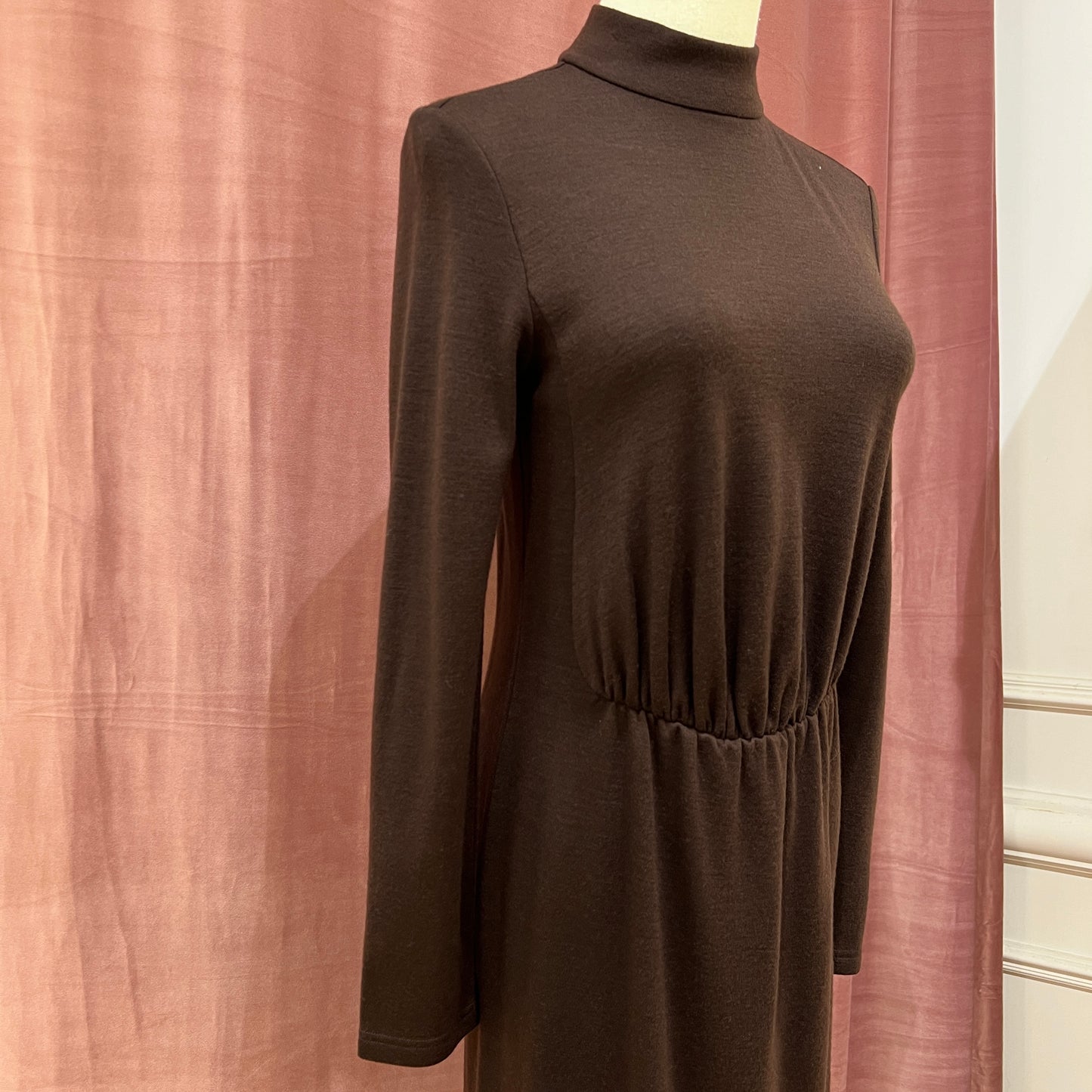 Balenciaga Vintage Brown Color Long Dress