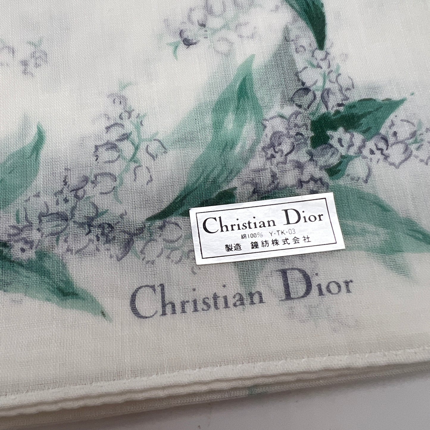 Christian Dior Vintage Unused Handkerchief