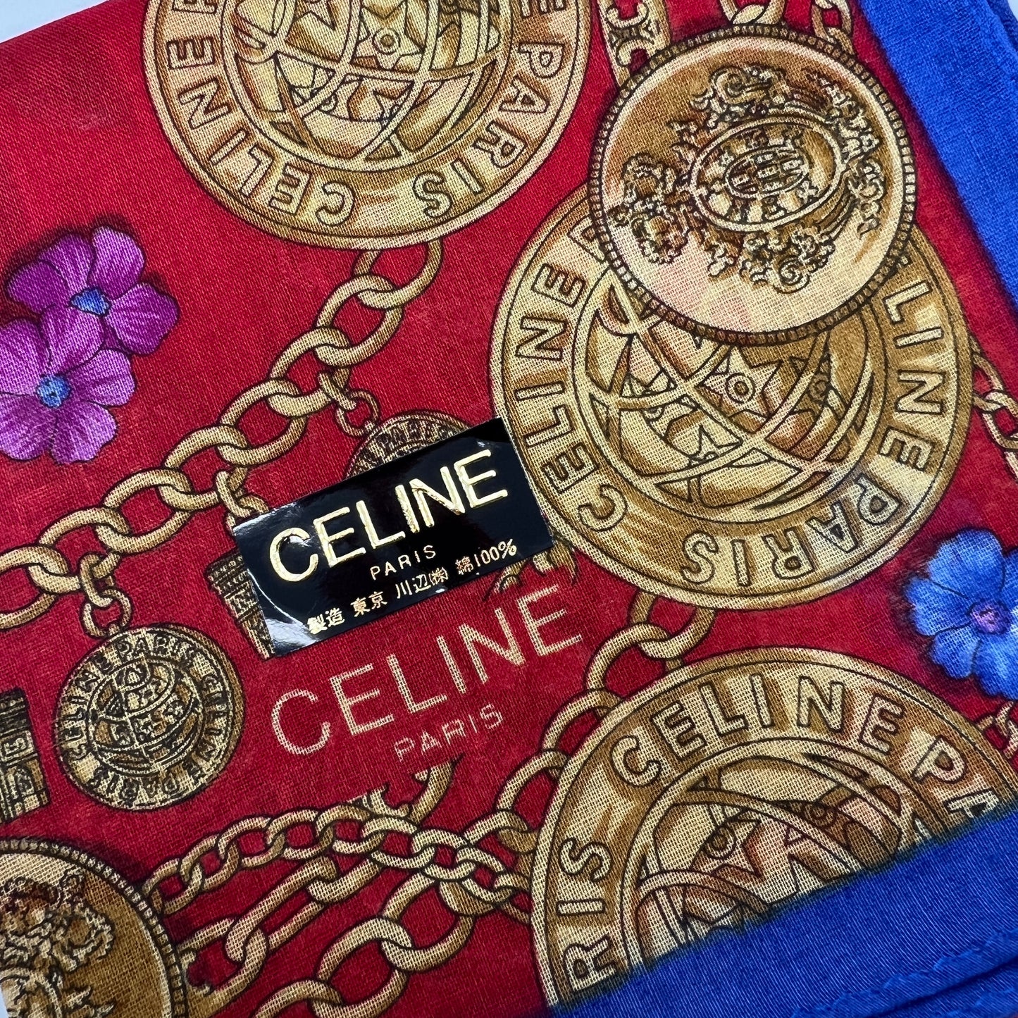 Celine Vintage Unused Handkerchief