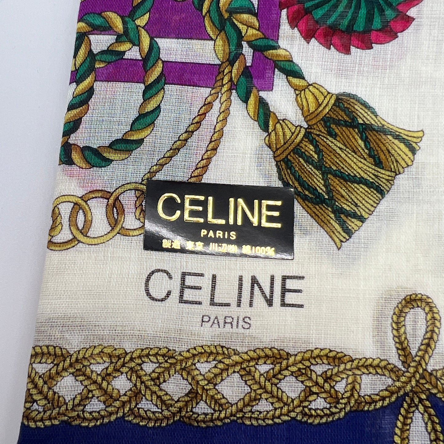 Celine Vintage Unused Handkerchief