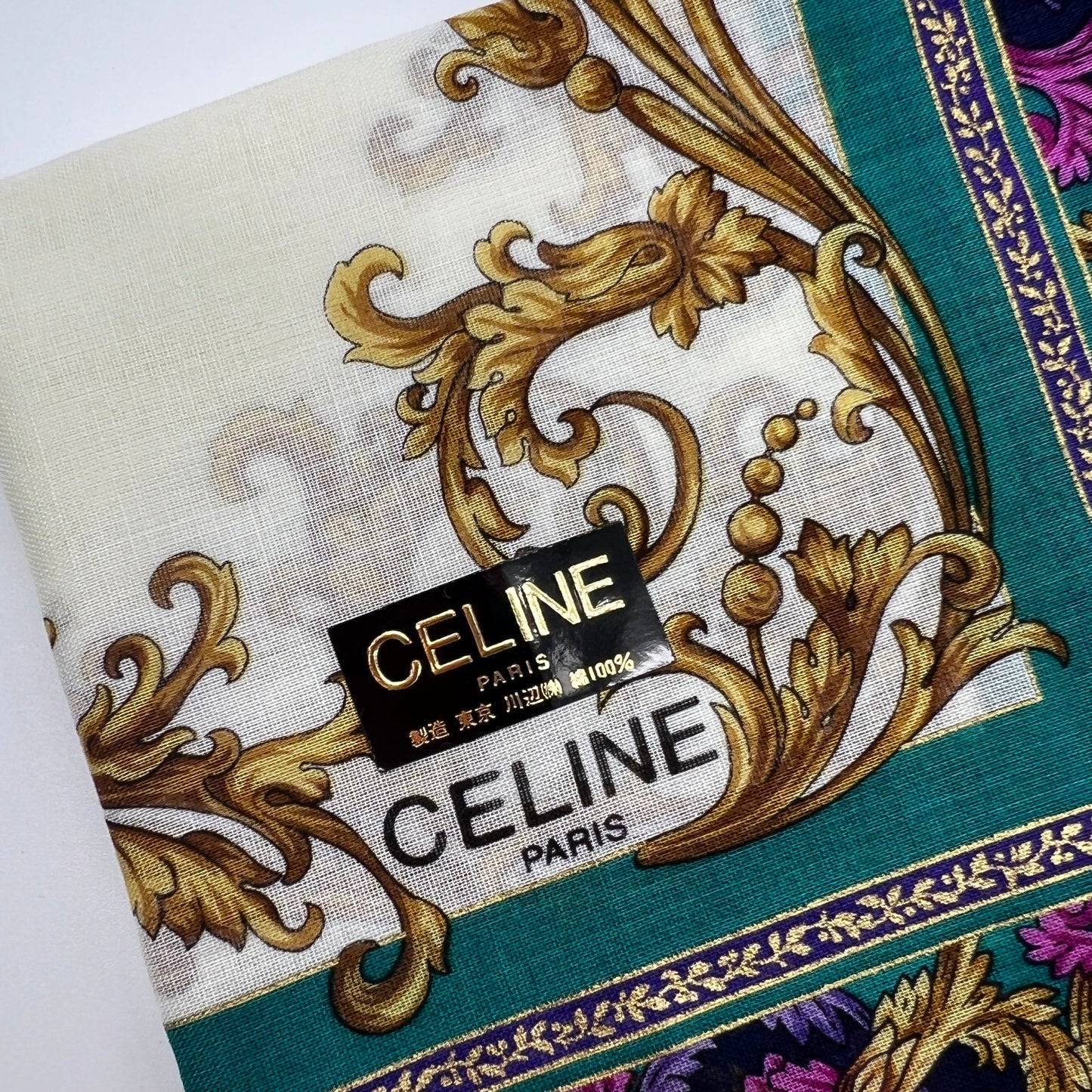 Celine Vintage Unused Handkerchief