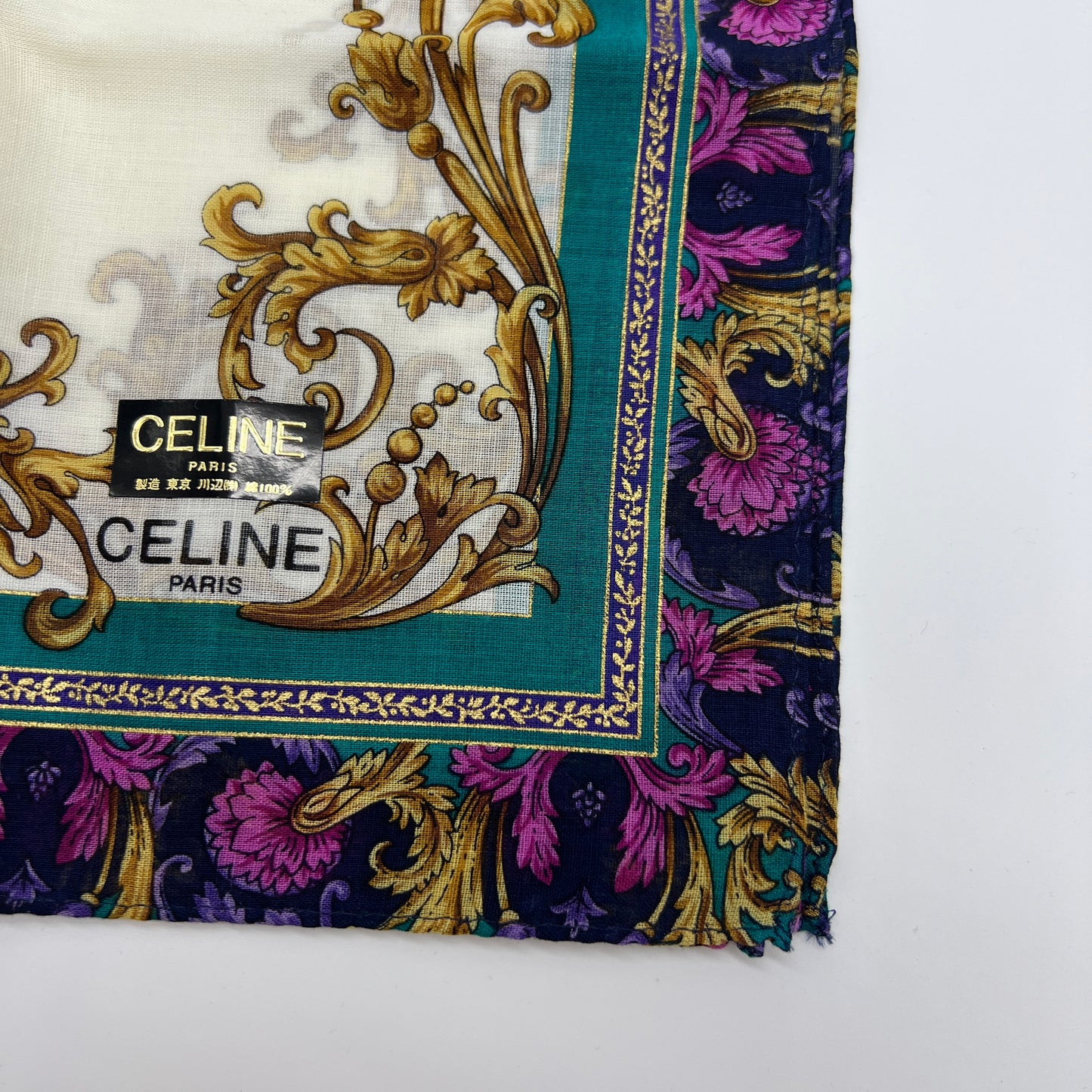 Celine Vintage Unused Handkerchief