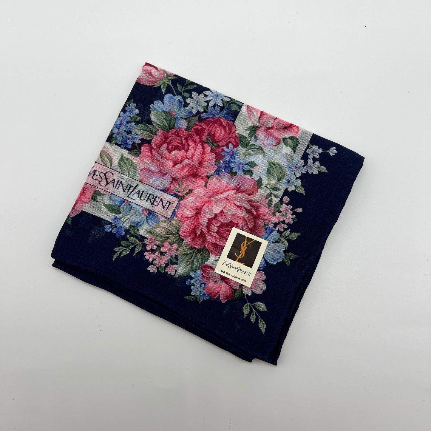 Yves Saint Laurent Vintage Unused Handkerchief