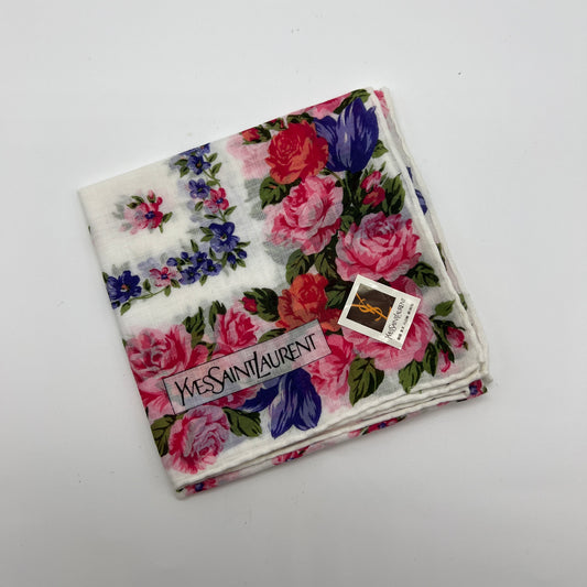 Yves Saint Laurent Vintage Unused Handkerchief