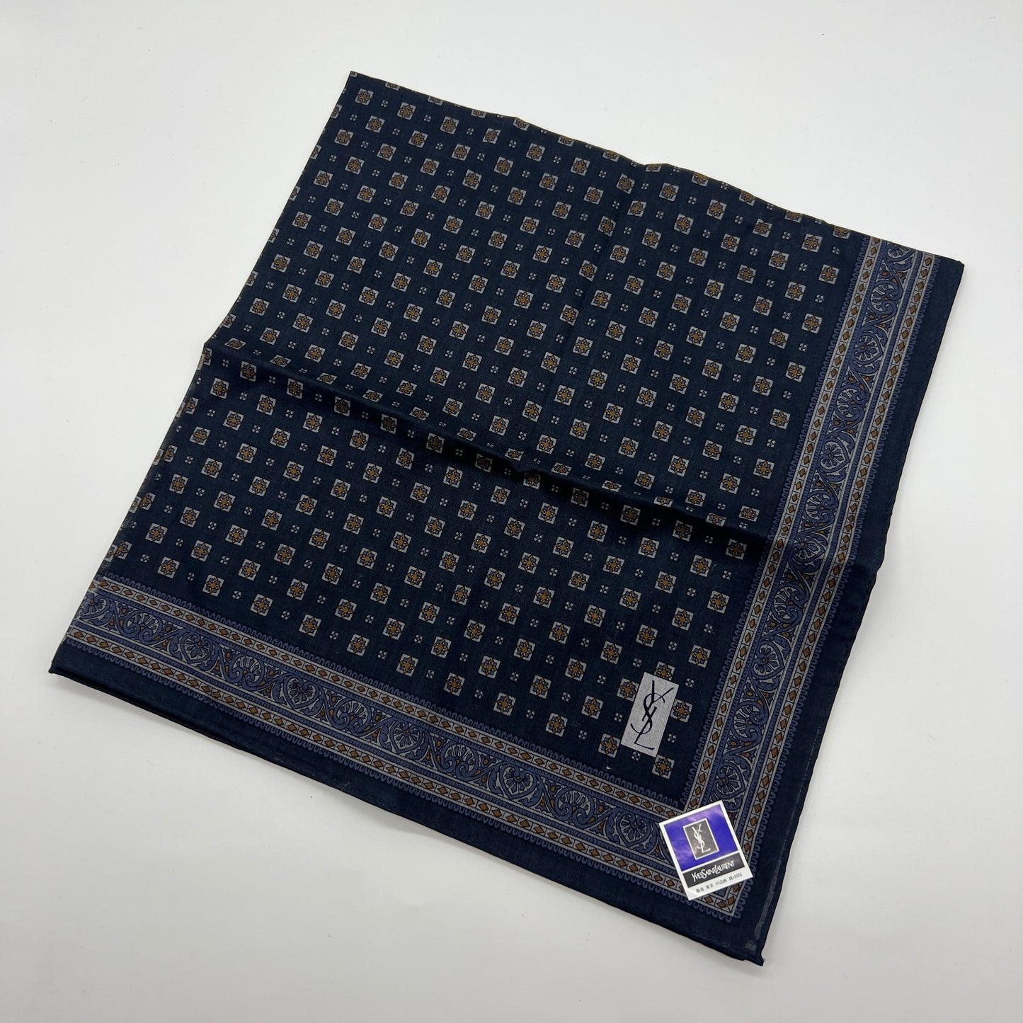 Yves Saint Laurent Vintage Unused Handkerchief