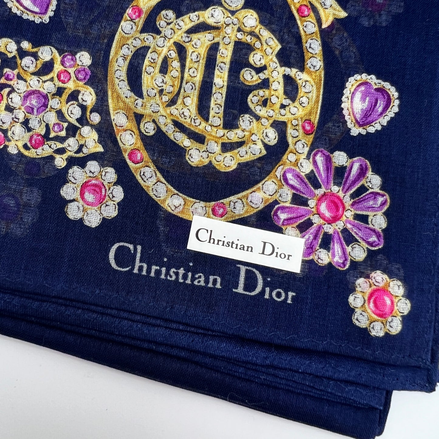 Christian Dior Vintage Unused Handkerchief