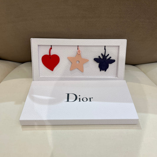 Christian Dior Vintage Unused Leather Bag Charm