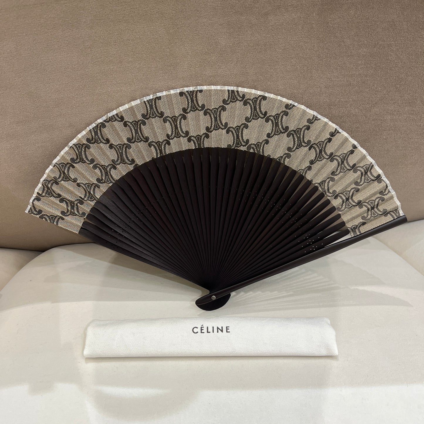 Celine Vintage Limited Edition Folding Hand Fan