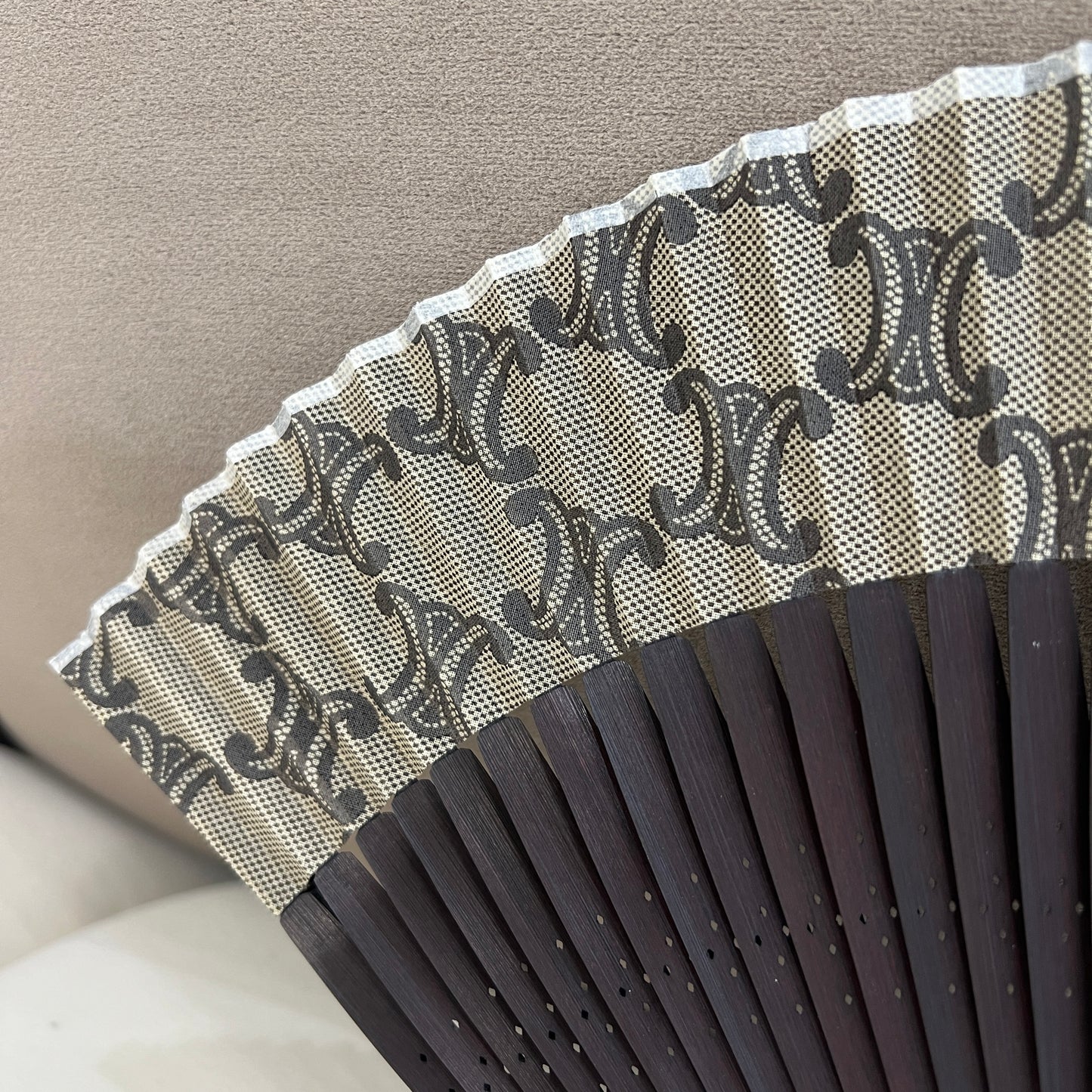 Celine Vintage Limited Edition Folding Hand Fan