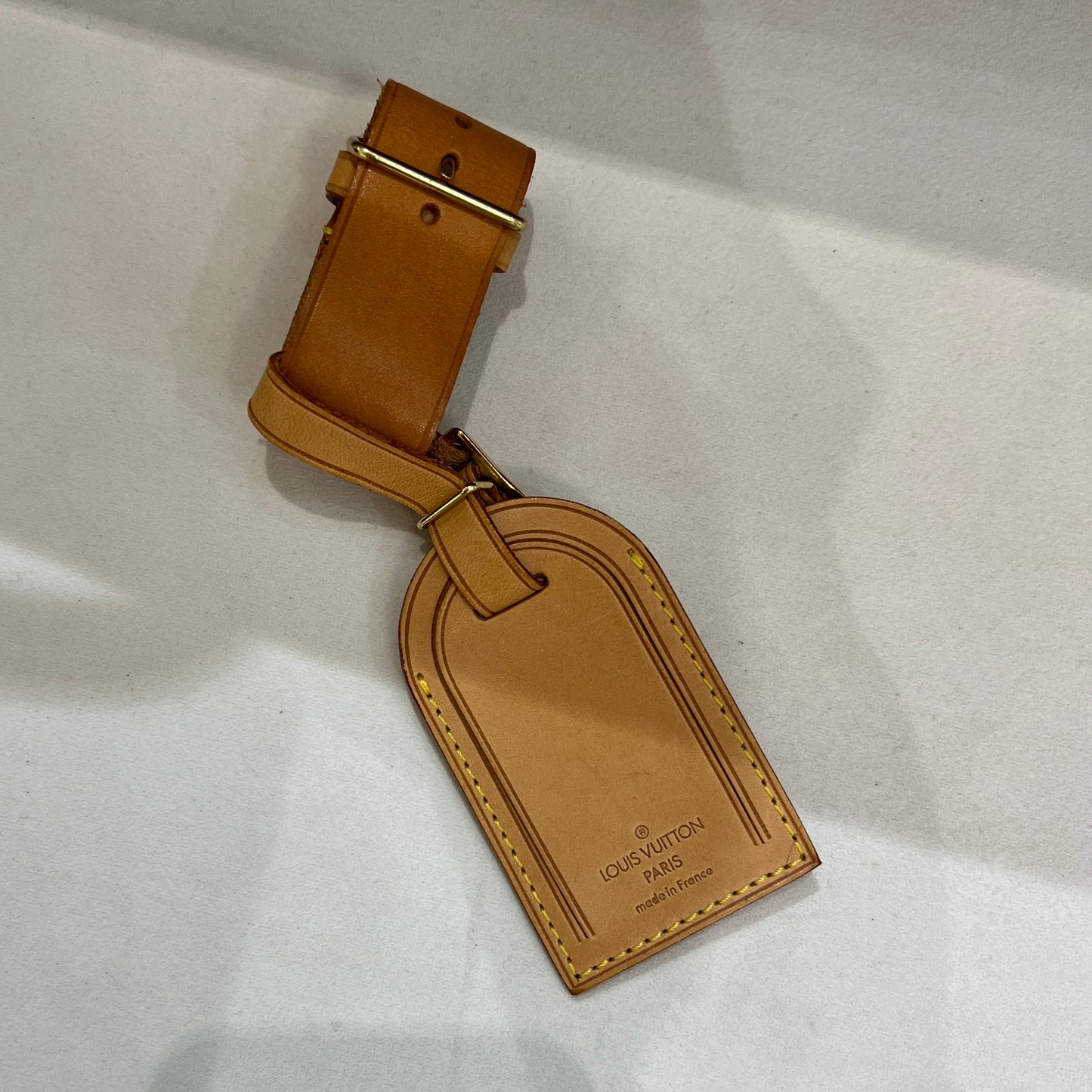 Louis Vuitton Vintage Brown Color Luggage Tag