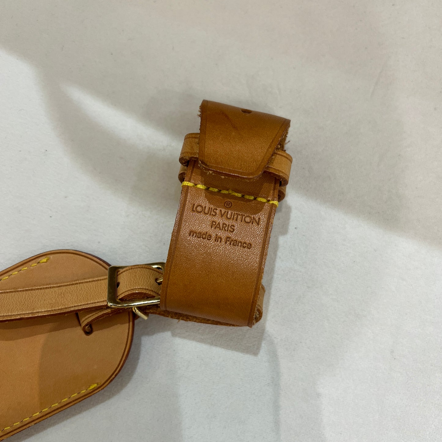 Louis Vuitton Vintage Brown Color Luggage Tag