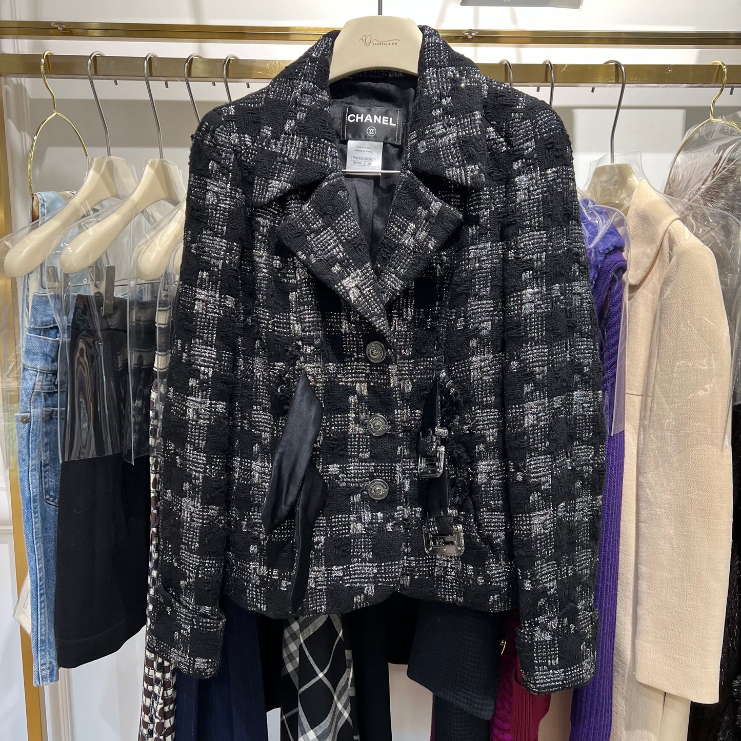 Chanel Wool & Nylon Tweed Jacket