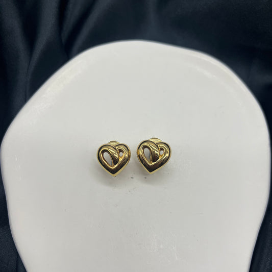 Christian Dior Heart Shape Earrings