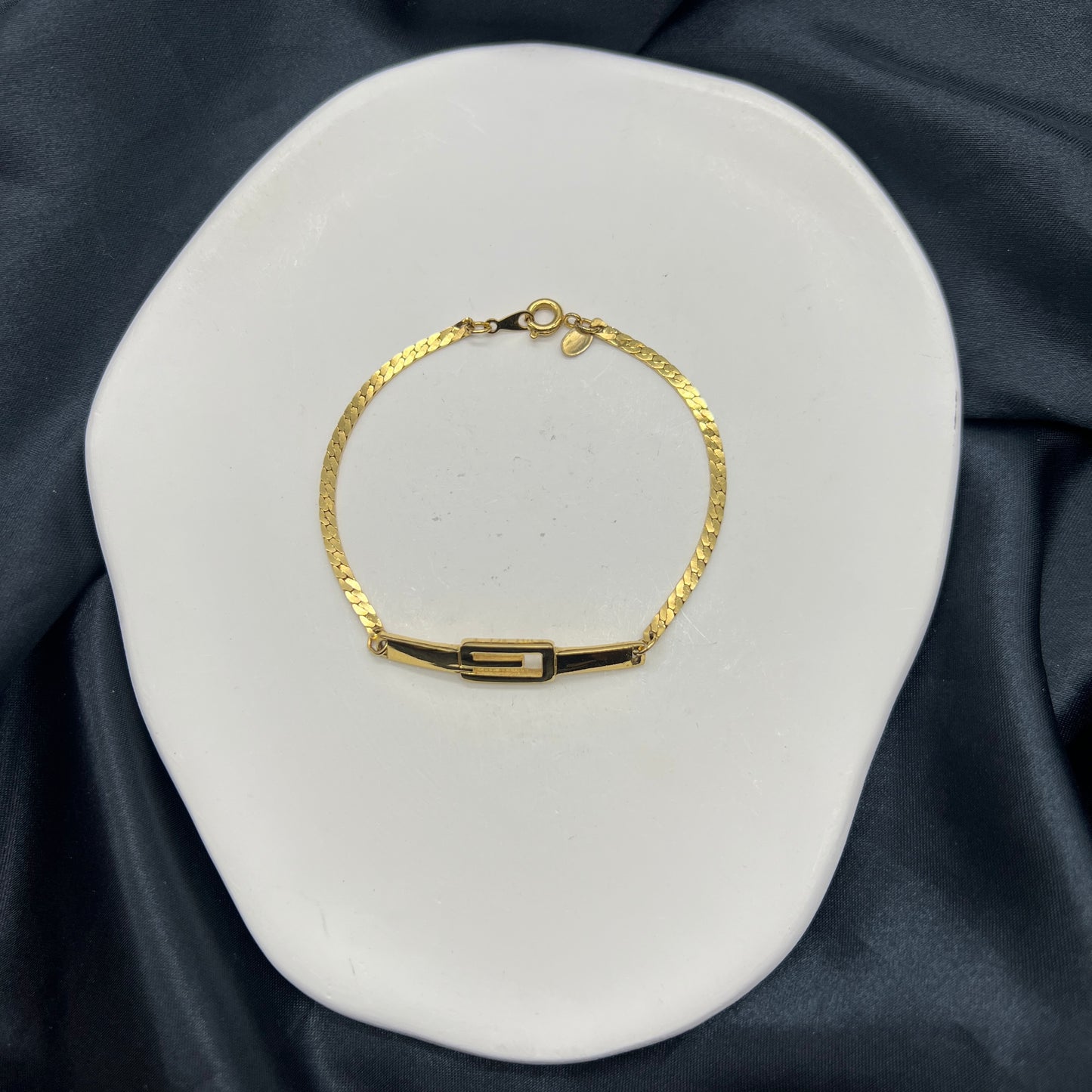 Givenchy Vintage G Logo Golden Bracelet