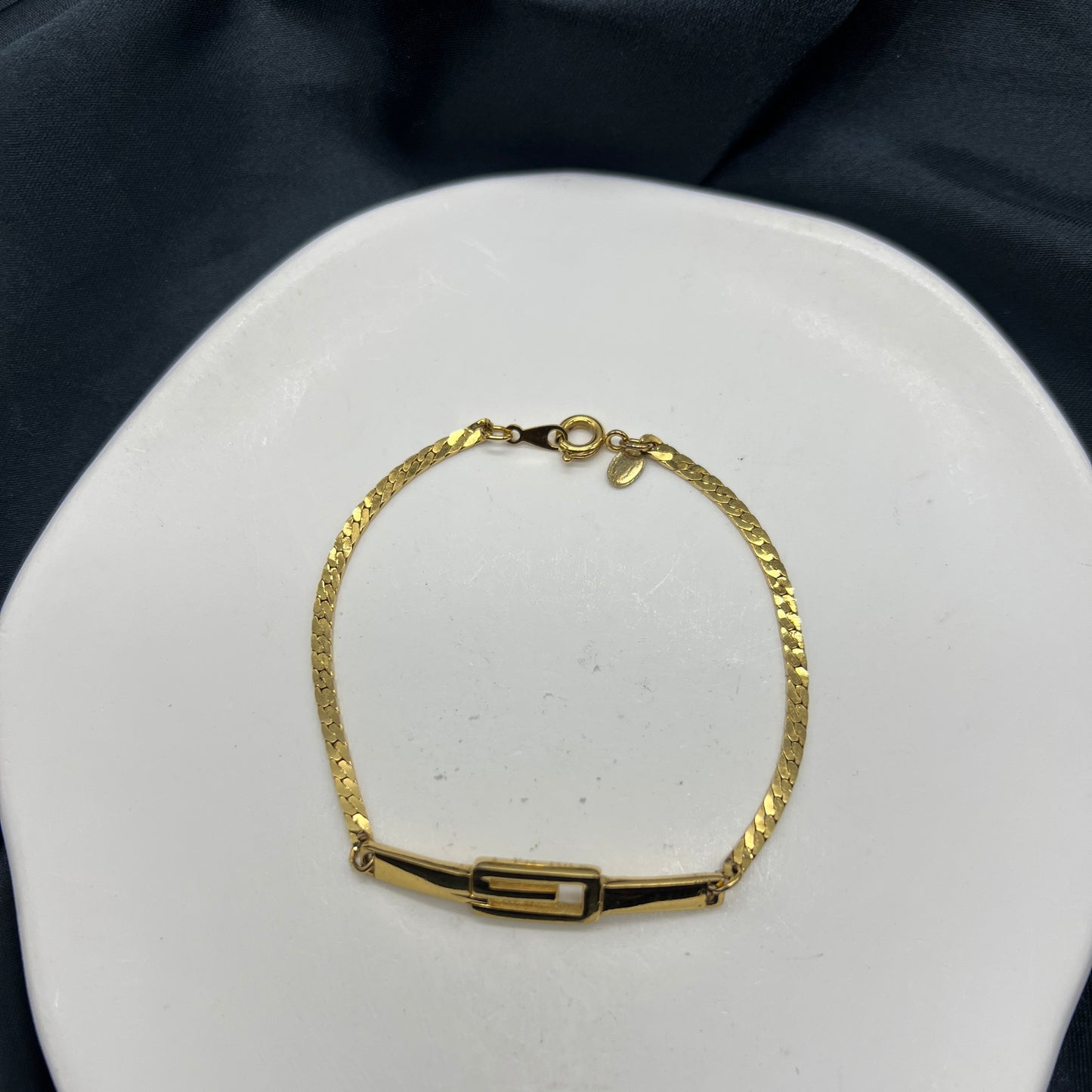 Givenchy Vintage G Logo Golden Bracelet