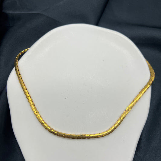 Givenchy Vintage Golden Chain Simple Necklace