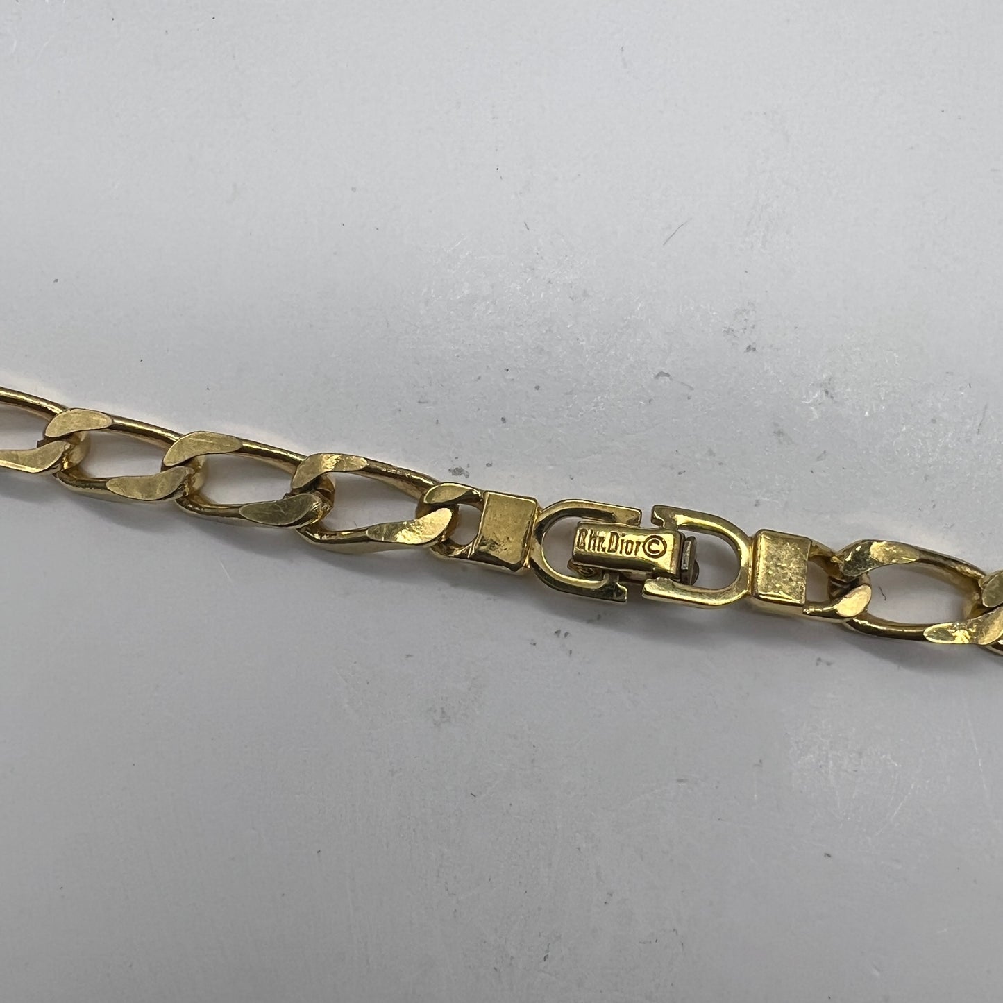 Christian Dior Vintage Golden Chain Long Necklace