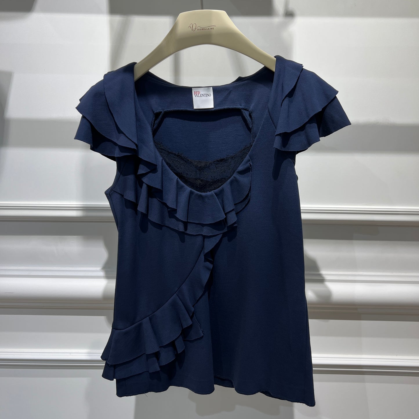 Valentino Valentino Top In Navy Color