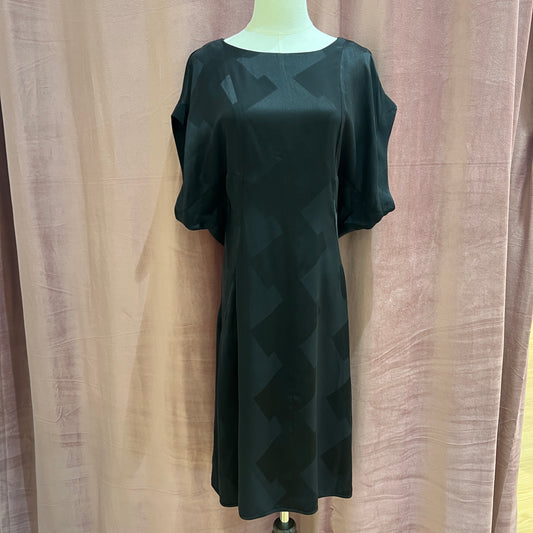 Balenciaga Vintage Black Silk Dress