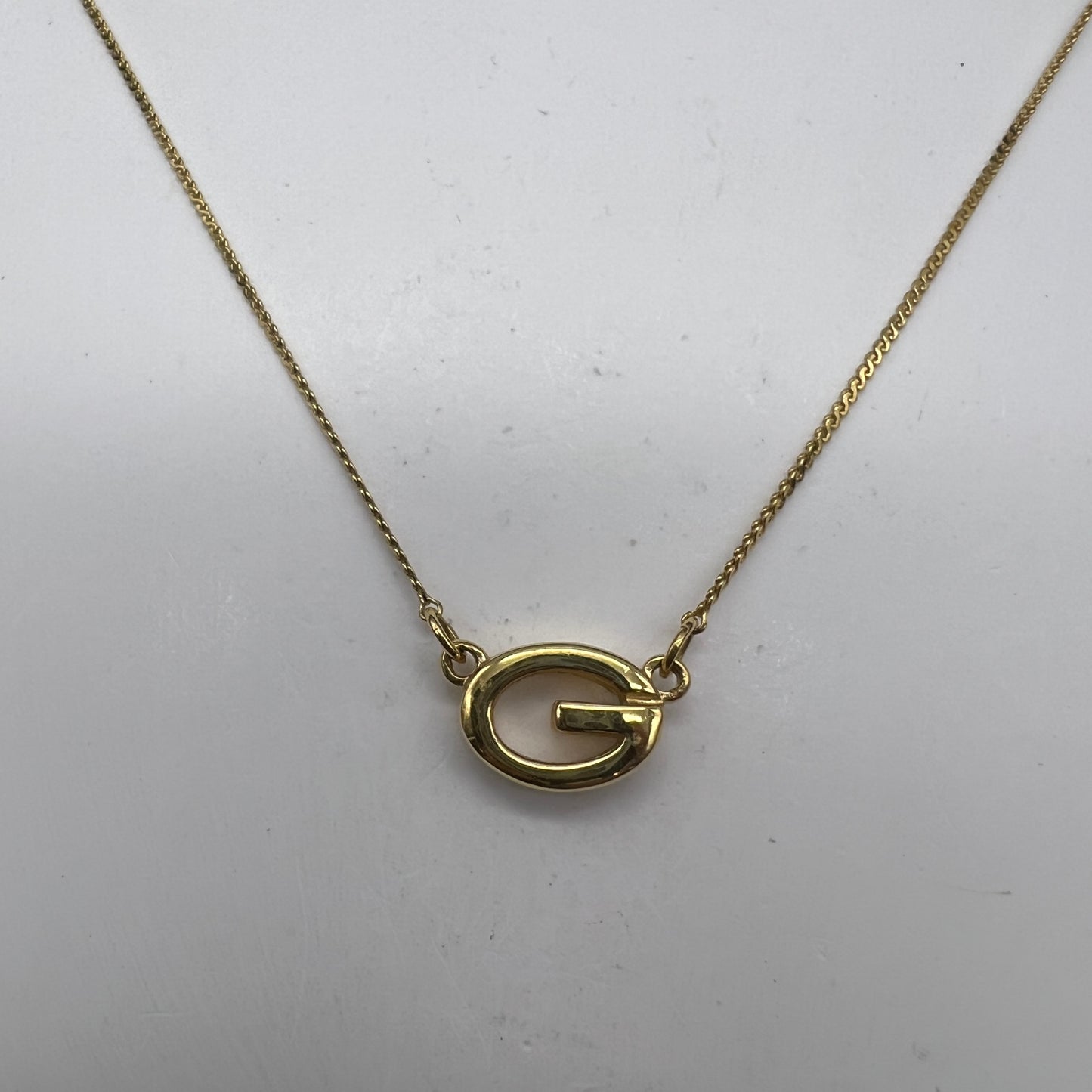 Givenchy Vintage Golden G Logo Necklace