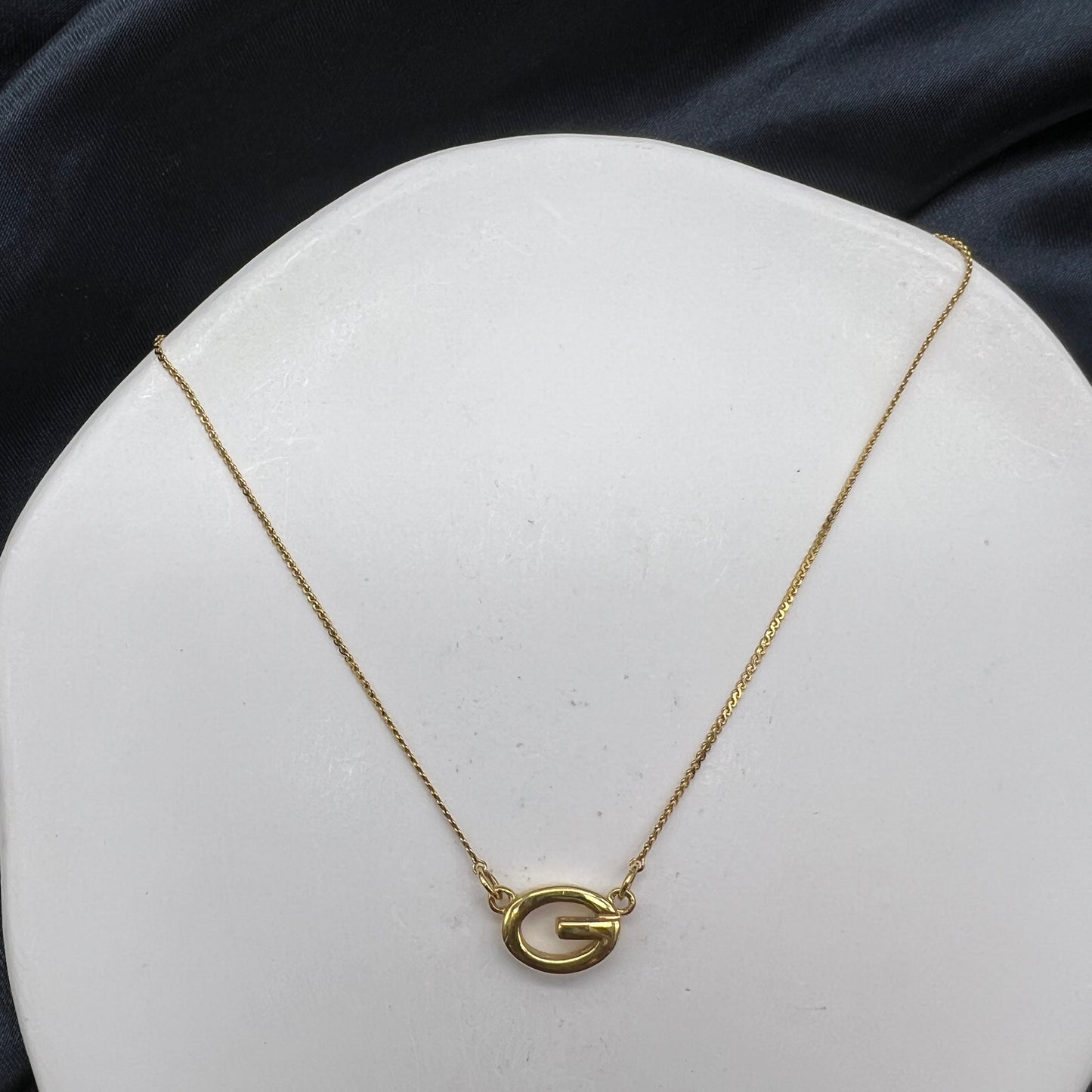 Givenchy Vintage Golden G Logo Necklace