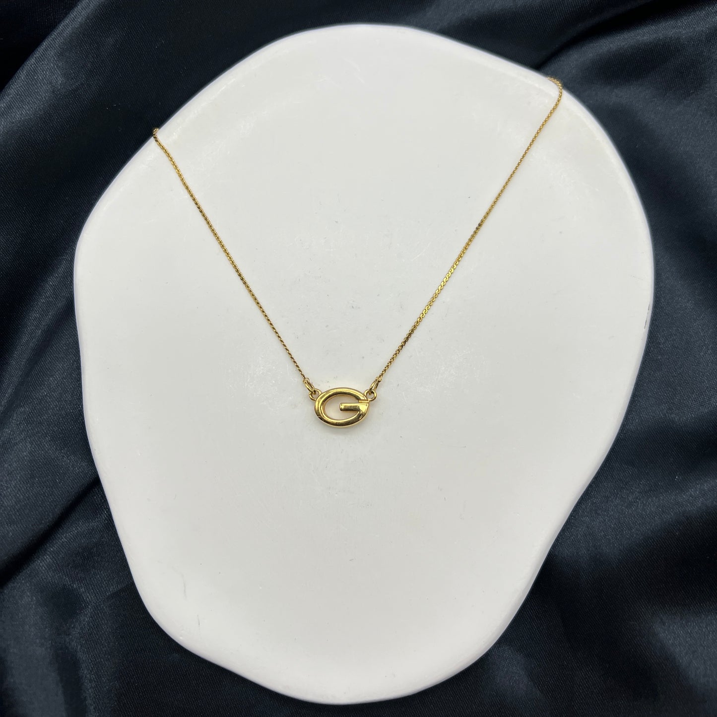 Givenchy Vintage Golden G Logo Necklace