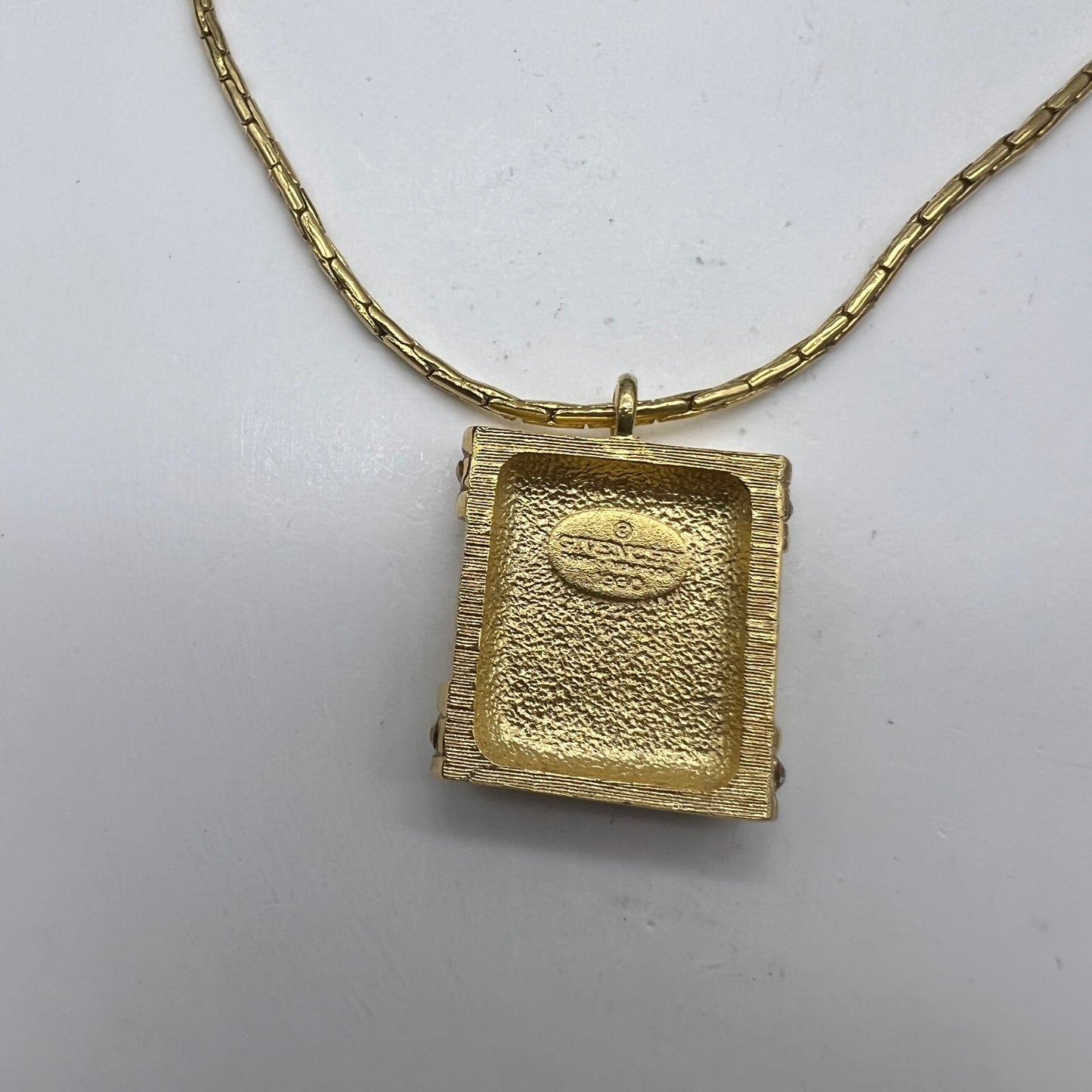 Givenchy Vintage G Logo Golden Necklace,