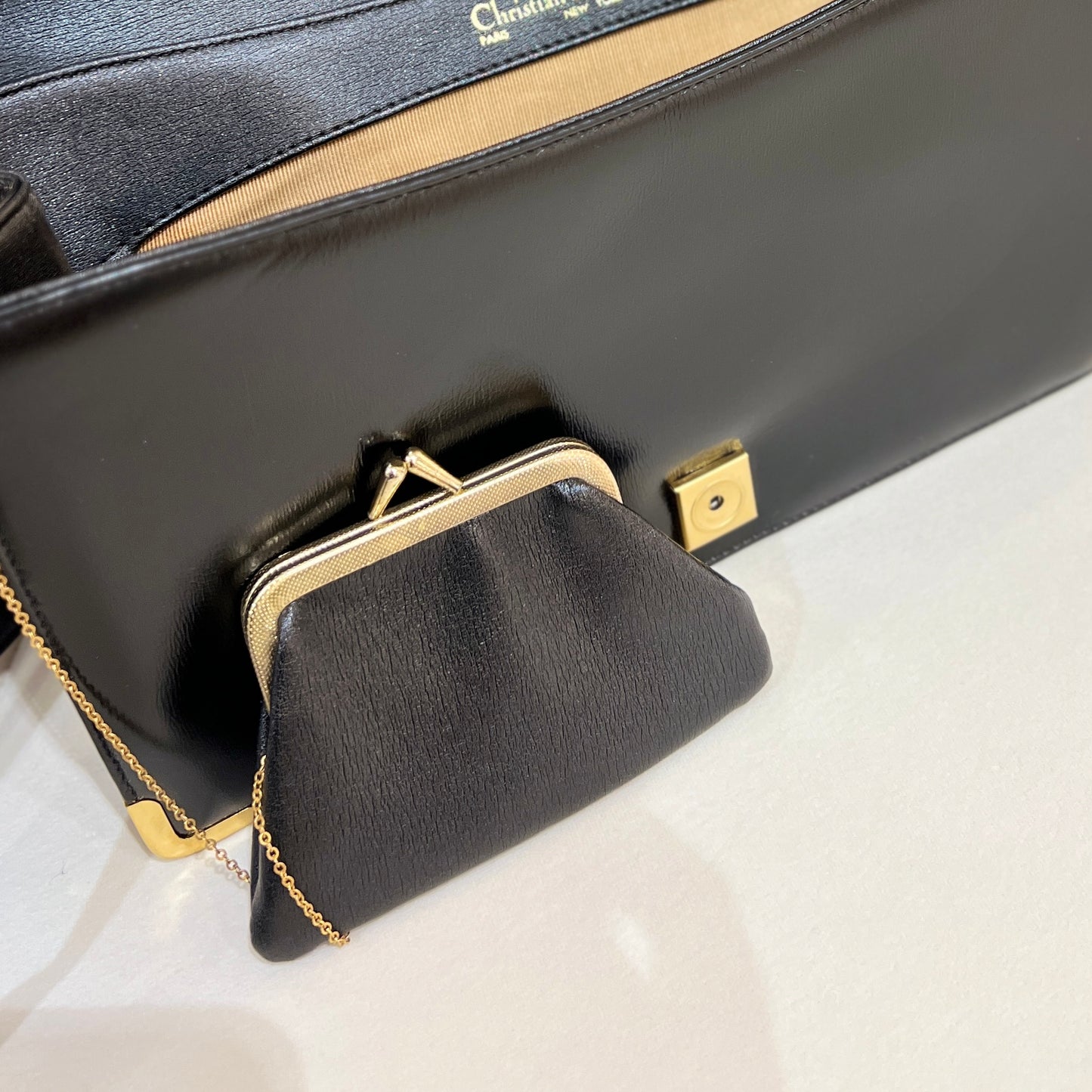 Christian Dior Shoulder Bag With Little Pouch