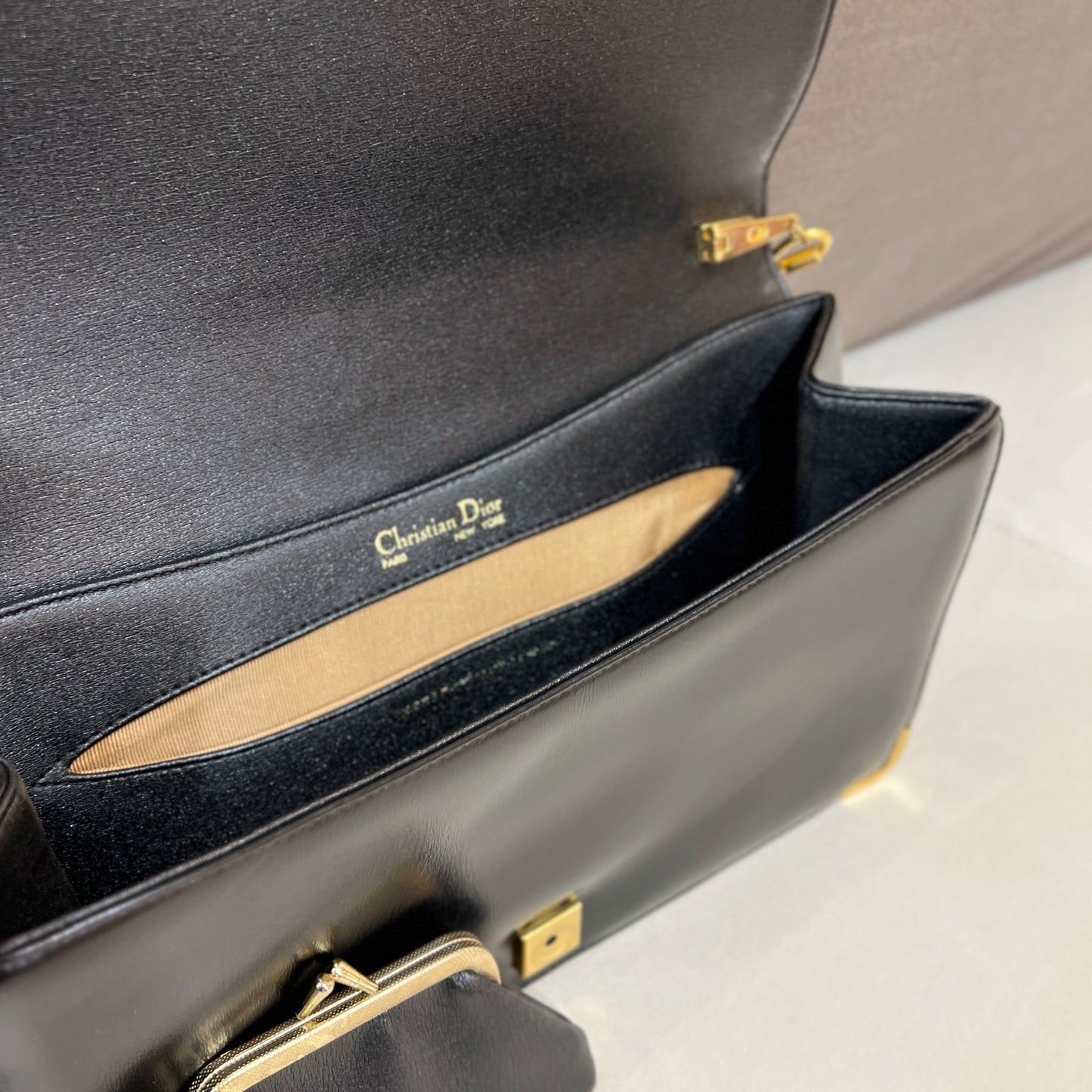 Christian Dior Shoulder Bag With Little Pouch