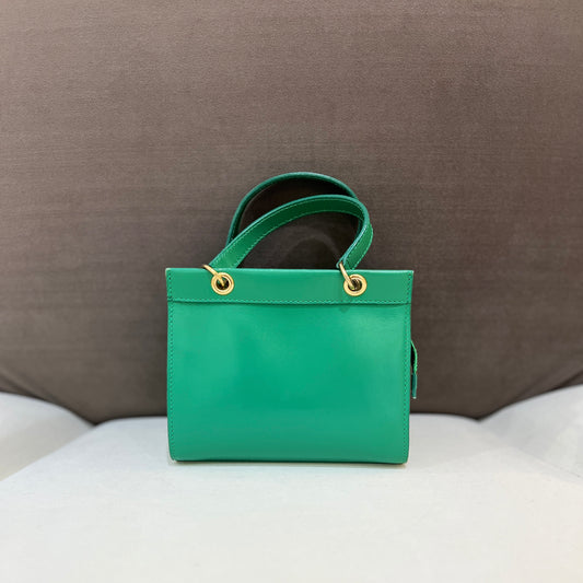 Celine Green Color Mini Bag With Extra Strap