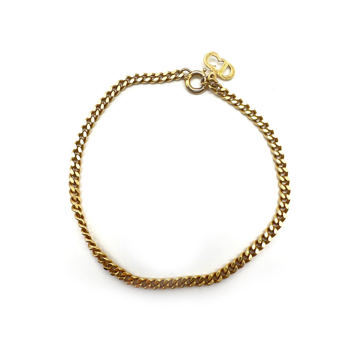 Christian Dior Vintage Golden Chain Bracelet