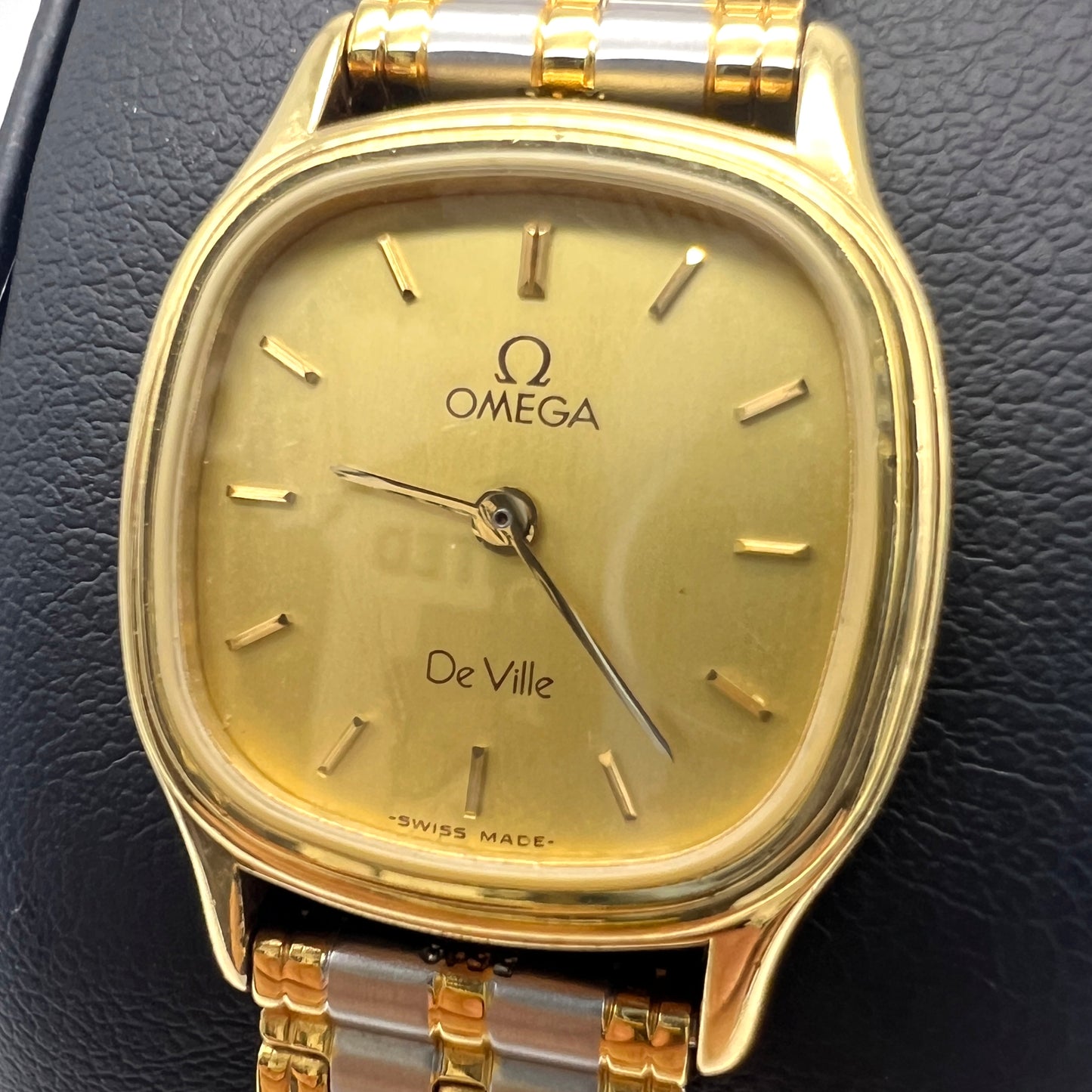 Omega Vintage De Ville Golden And Silver Two Tone Watch