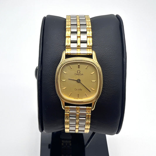 Omega Vintage De Ville Golden And Silver Two Tone Watch