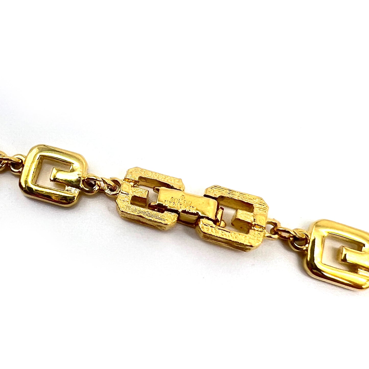 Givenchy Vintage G Logo Golden Chain Necklace