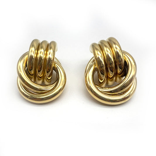 Givenchy Vintage Golden Clip-On Earrings