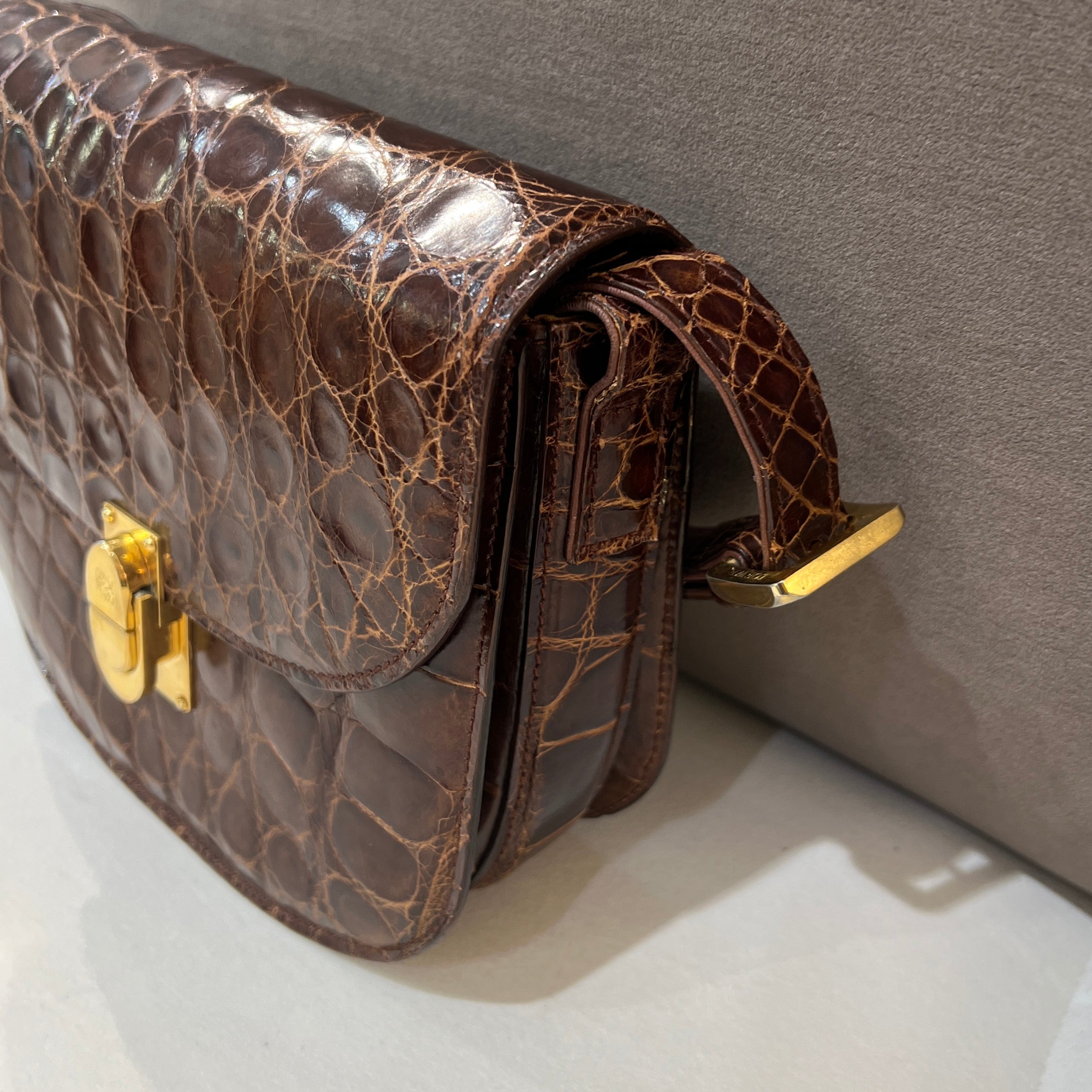 Loewe hot sale crocodile bag