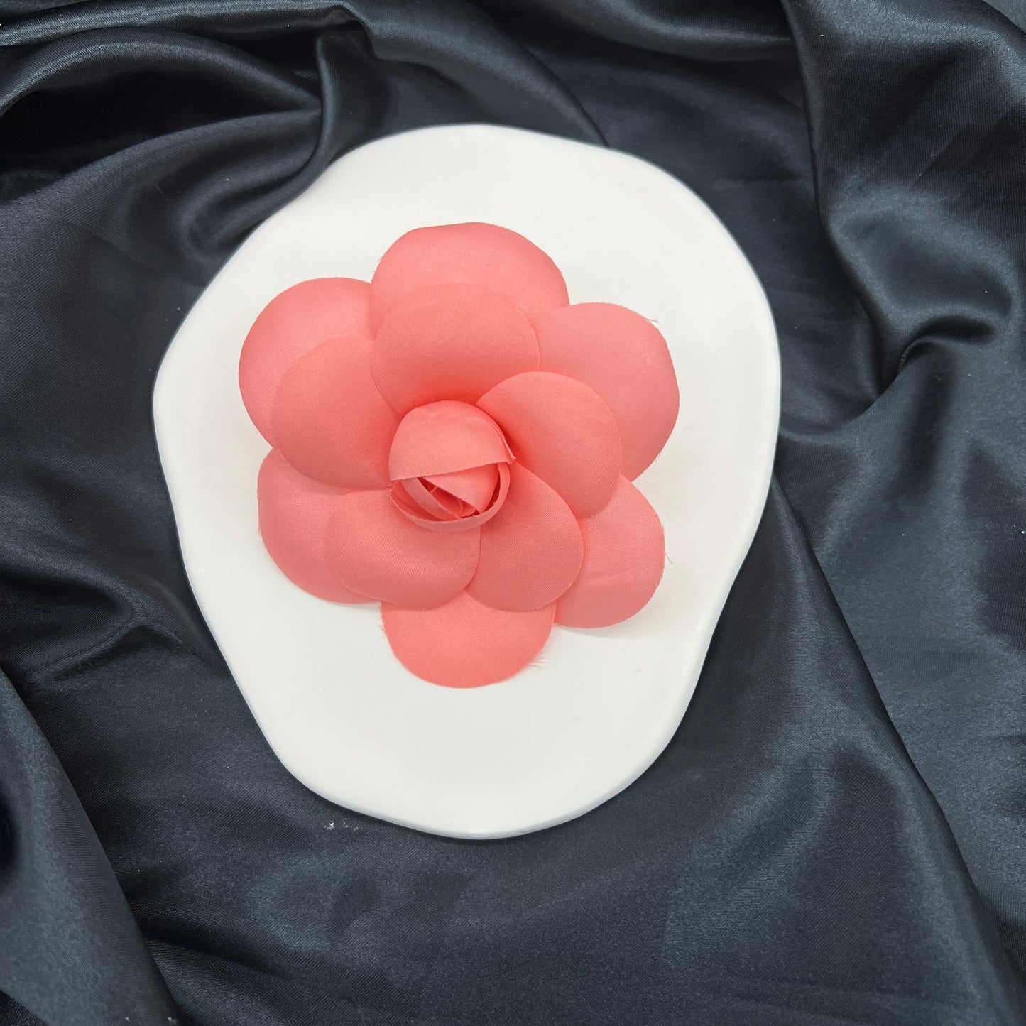 Chanel Camellia Brooch In Pink ColorWith Original Box