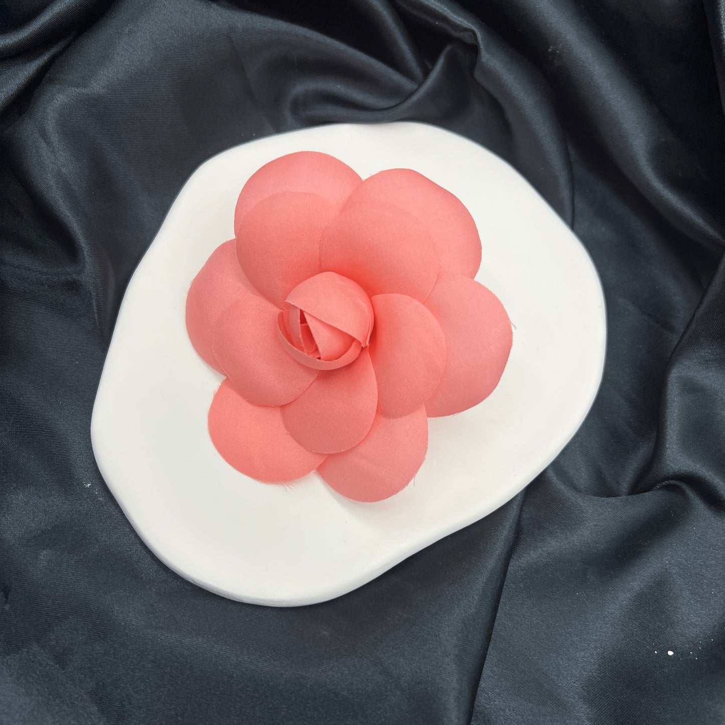 Chanel Camellia Brooch In Pink ColorWith Original Box