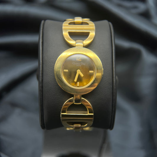 Christian Dior Gold Circle Ladies Watch
Model No: Cd022180