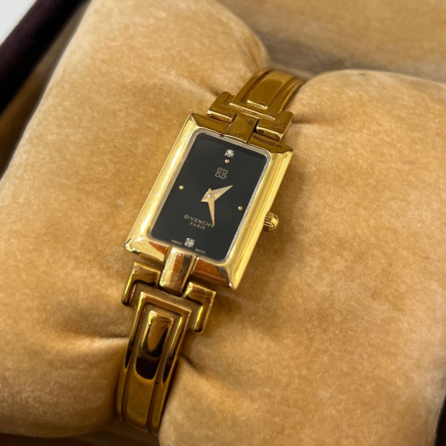 Givenchy Gold Bangle Watch