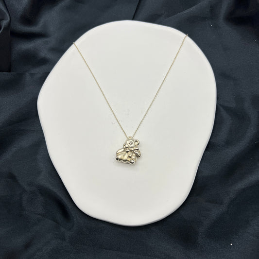 Tiffany & Co. 蒂芙尼中古小熊 925 銀項鍊