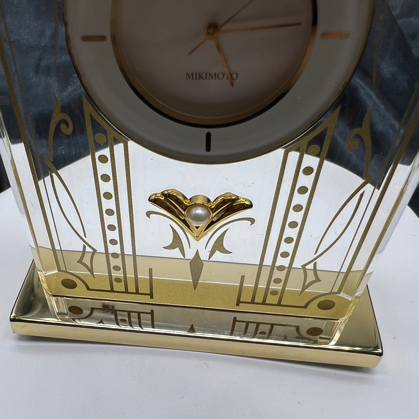 Mikimoto Vintage Pearl Table Clock