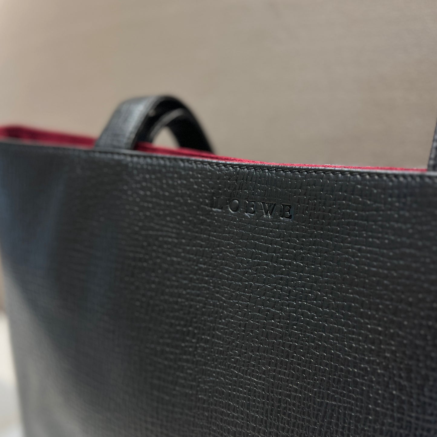 Loewe 中古皮革皮革托特包